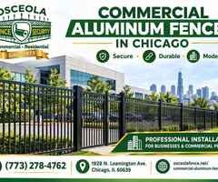 Aluminum Fence Installation in Chicago | Osceola Fence