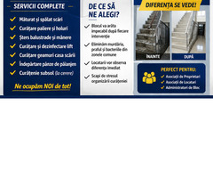 Servicii de curățenie pentru scări de bloc și Asociații de Proprietari – Săcălaz Timiș